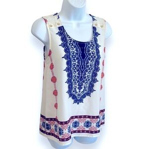Sweet Wanderer Boho Style Sleeveless Blouse